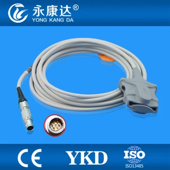 2PCS/lot Critikon 7 pins adult soft tip pulse oximeter sensor probes
2PCS/lot Critikon 7 pins adult soft tip pulse oximeter sensor probes