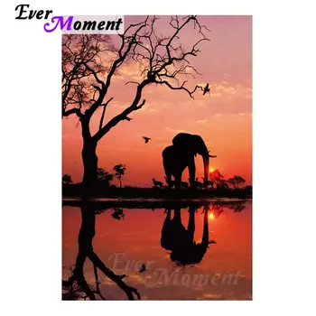 Ever Moment Diamond Painting Elephant Sunset Scenery Full Square Drill Picture Mosaic Diamond Embroidery 5D DIY Decor S2F589
Ever Moment Diamond Painting Elephant Sunset Scenery Full Square Drill Picture Mosaic Diamond Embroidery 5D DIY Decor S2F589