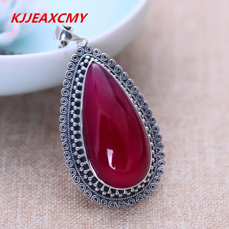 KJJEAXCMY Thai silver 925 sterling silver jewelry fashion personality red corundum winter sweater chain pendant female mode
KJJEAXCMY Thai silver 925 sterling silver jewelry fashion personality red corundum winter sweater chain pendant female mode