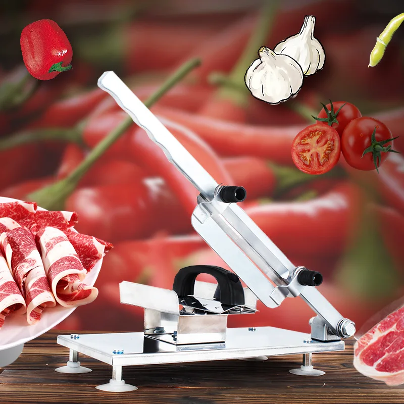 Household Manual Food Fruit Slicer Lamb Beef Slicer Frozen Meat Cutting Machine Mutton Rolls Cutter Adjustable Thickness
Household Manual Food Fruit Slicer Lamb Beef Slicer Frozen Meat Cutting Machine Mutton Rolls Cutter Adjustable Thickness