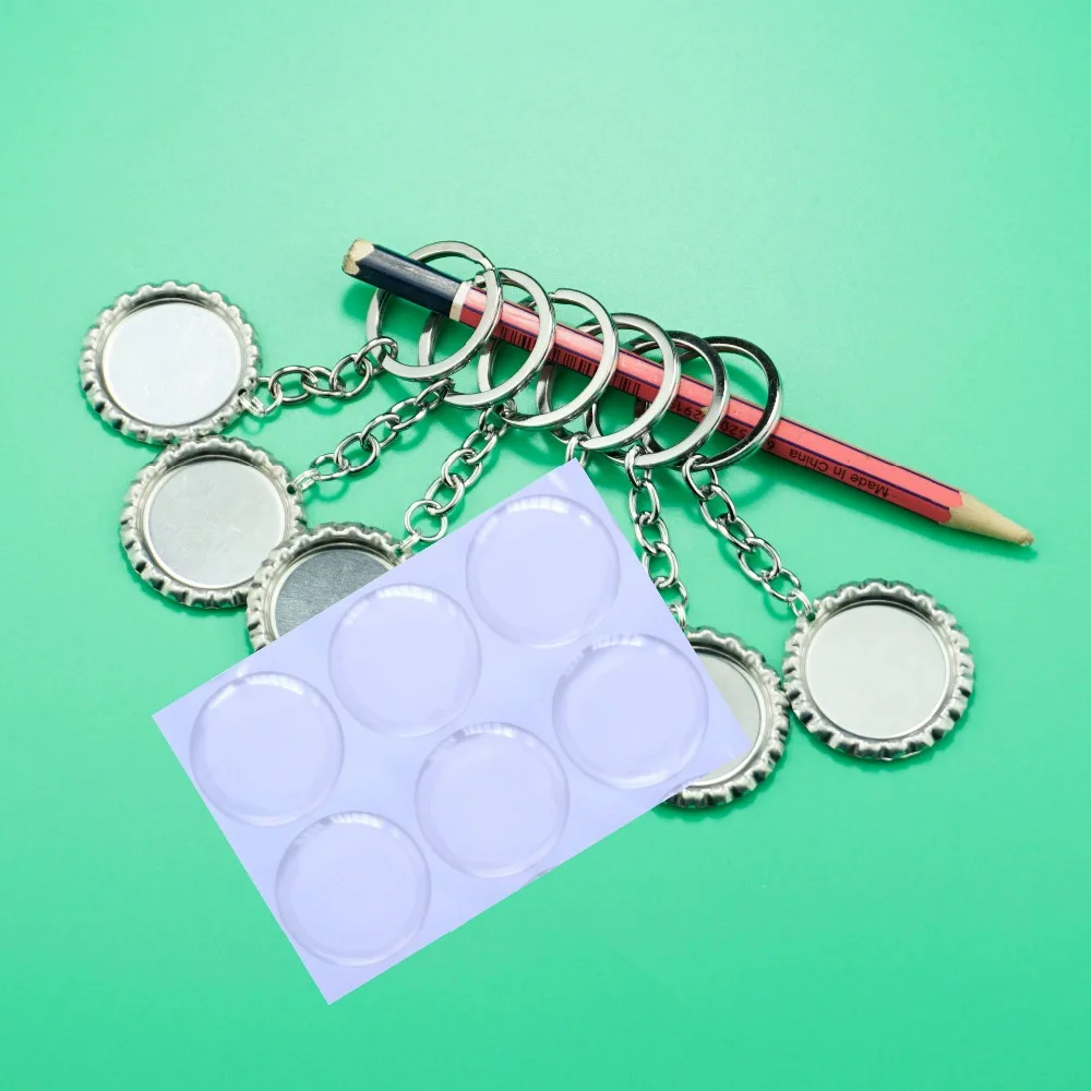 10sets/lot SUTOYUEN Sliver Flattened Bottle Caps With Key Chains And Epoxy Stickers,Bottlecaps Keychains For DIY Pendant Crafts
10sets/lot SUTOYUEN Sliver Flattened Bottle Caps With Key Chains And Epoxy Stickers,Bottlecaps Keychains For DIY Pendant Crafts