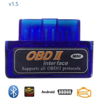 Dewtreetali OBD2 PIC18F25K80 V1.5 Super MINI ELM327 Bluetooth ELM 327 Version 1.5 OBDII for Android Torque Car Code Scanner
Dewtreetali OBD2 PIC18F25K80 V1.5 Super MINI ELM327 Bluetooth ELM 327 Version 1.5 OBDII for Android Torque Car Code Scanner