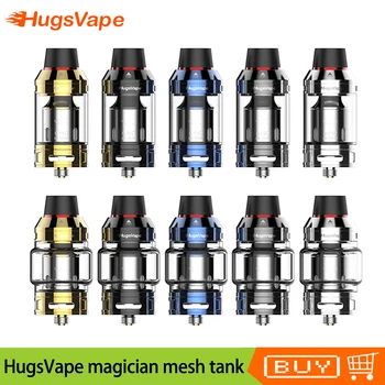 Original HugsVape Magician Mesh Subohm Tank 24mm 3ml/5ml Capacity Atomizer Mesh coils Electronic Cigarette Vape Tank for 510
Original HugsVape Magician Mesh Subohm Tank 24mm 3ml/5ml Capacity Atomizer Mesh coils Electronic Cigarette Vape Tank for 510