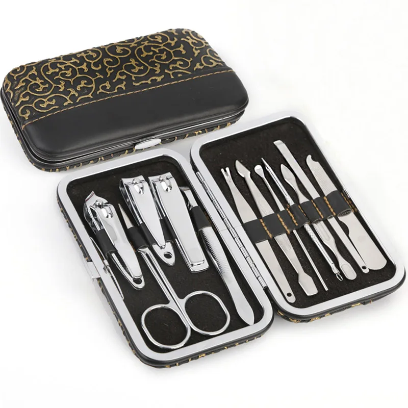 High Qual 2017 12 in 1 Nail Clipper Kit Nail Care Set Pedicure Scissor Tweezer Knife Ear Pick Utility Manicure Set Tools
High Qual 2017 12 in 1 Nail Clipper Kit Nail Care Set Pedicure Scissor Tweezer Knife Ear Pick Utility Manicure Set Tools