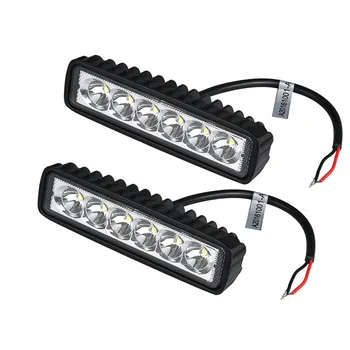 2Pcs 18W 12V-24V DC Tractor Led Work Lights Car Head Auxiliary Fog Lamp Daylight Auto LED Bar Headlights for Toyota Motorcycle
2Pcs 18W 12V-24V DC Tractor Led Work Lights Car Head Auxiliary Fog Lamp Daylight Auto LED Bar Headlights for Toyota Motorcycle