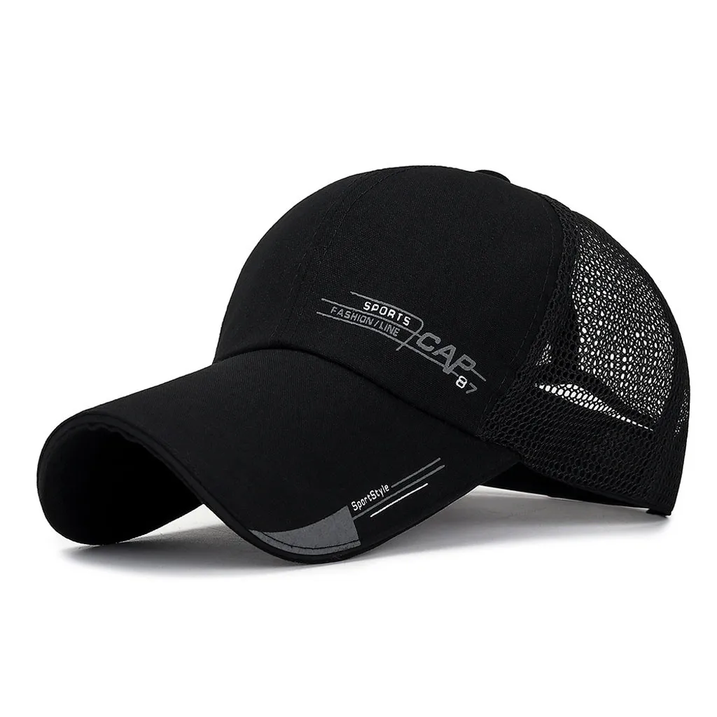 Summer Breathable Sun Hats For Men Mesh Baseball Cap Man Bone Snapback Hat Male Outdoor Sport Running Cap Trucker Dad Hats #LR3
Summer Breathable Sun Hats For Men Mesh Baseball Cap Man Bone Snapback Hat Male Outdoor Sport Running Cap Trucker Dad Hats #LR3