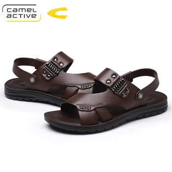 Camel Active New men sandals slippers genuine leather cowhide male summer shoes outdoor casual Cow leather sandals
Camel Active New men sandals slippers genuine leather cowhide male summer shoes outdoor casual Cow leather sandals