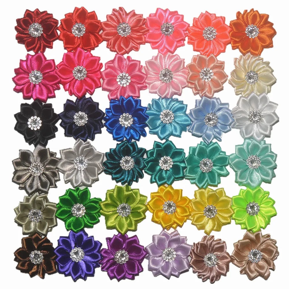 30pcs/lot 1.45'' Satin Ribbon Multilayers 45colors Fabric DIY Sun Flower Without Clip For Girls Hair Accessories H131
30pcs/lot 1.45'' Satin Ribbon Multilayers 45colors Fabric DIY Sun Flower Without Clip For Girls Hair Accessories H131