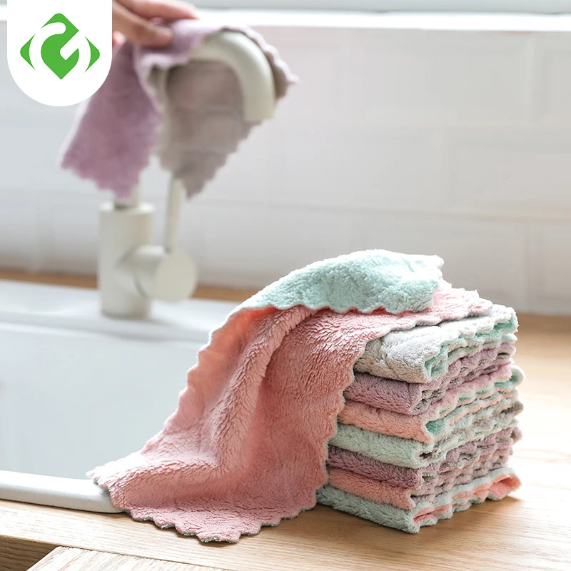 GUANYAO Microfiber Cleaning Cloth Kitchen Cleaning Scouring pad Double layer Thick rag Soft Good water absorption Hand towel
GUANYAO Microfiber Cleaning Cloth Kitchen Cleaning Scouring pad Double layer Thick rag Soft Good water absorption Hand towel