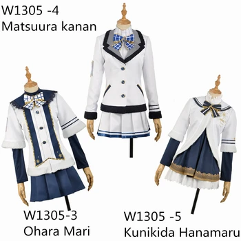 LoveLive!Sunshine!! Ohara Mari Matsuura kanan Kunikida Hanamaru Cosplay Costume Custom Made Carols Unawakened Blue Plaid Suits
LoveLive!Sunshine!! Ohara Mari Matsuura kanan Kunikida Hanamaru Cosplay Costume Custom Made Carols Unawakened Blue Plaid Suits