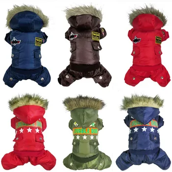 The New Pet Winter Warm Dog Clothes And Large Air Force Service Thick Jumpsuit Four Conjoined Clothing Foreign Trade
The New Pet Winter Warm Dog Clothes And Large Air Force Service Thick Jumpsuit Four Conjoined Clothing Foreign Trade