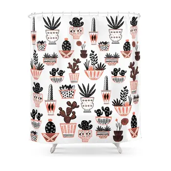 Mid-Century Modern Cacti Shower Curtain Waterproof Polyester Fabric Bathroom Decor Multi-Size Printed Shower Curtain
Mid-Century Modern Cacti Shower Curtain Waterproof Polyester Fabric Bathroom Decor Multi-Size Printed Shower Curtain