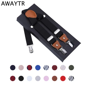 AWAYTR Fashion Suspenders For Men Women 3 Clips Braces Male Vintage Casual Suspensorio Trousers Strap Father Husband's Gift
AWAYTR Fashion Suspenders For Men Women 3 Clips Braces Male Vintage Casual Suspensorio Trousers Strap Father Husband's Gift
