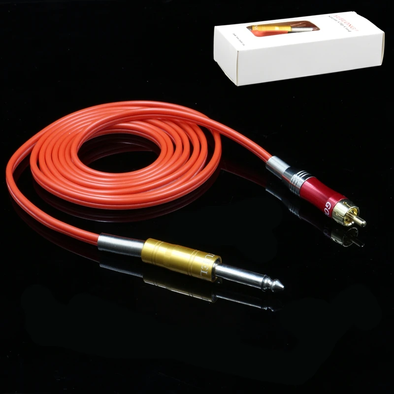 Top Quality RCA Tattoo Clip Orange Rubber Silicone Cord For Tattoo Power Supply clip cord Tattoo Machine Free Shipping TP-2107
Top Quality RCA Tattoo Clip Orange Rubber Silicone Cord For Tattoo Power Supply clip cord Tattoo Machine Free Shipping TP-2107