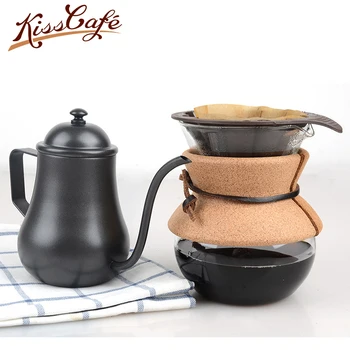 Hand Coffee Pot Set Cloud Sharing Pots with Wooden/Silicone Handle Heat-resistant Glass Coffee Anti-hot Drip Coffee Accessories
Hand Coffee Pot Set Cloud Sharing Pots with Wooden/Silicone Handle Heat-resistant Glass Coffee Anti-hot Drip Coffee Accessories