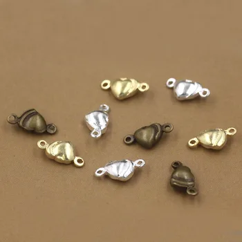 10*5mm Heart Shape Connectors Links Charms Blanks DIY Jewelry Accessories Findings Multi-color Plated
10*5mm Heart Shape Connectors Links Charms Blanks DIY Jewelry Accessories Findings Multi-color Plated