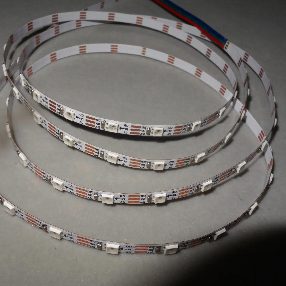 addressable 4m 60LEDs/m DC5V SK6812MINI-3535 full color rgb led pixel strip,NON-waterproof,with 60pixels/M;WHITE PCB
addressable 4m 60LEDs/m DC5V SK6812MINI-3535 full color rgb led pixel strip,NON-waterproof,with 60pixels/M;WHITE PCB