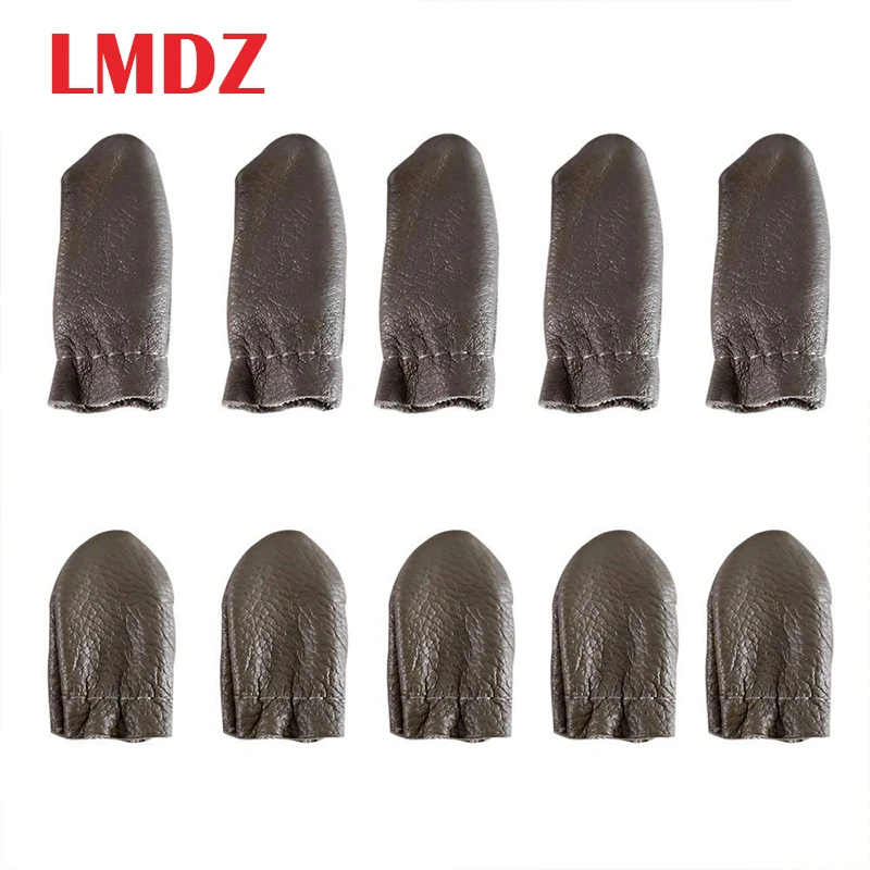 LMDZ Cowhide Felting Thimbles 10Pcs Felting Finger Protectors Leather Finger Cots for Leather Craft DIY/Leather Sewing/Leather
LMDZ Cowhide Felting Thimbles 10Pcs Felting Finger Protectors Leather Finger Cots for Leather Craft DIY/Leather Sewing/Leather