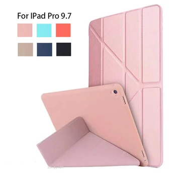Smart Cover Case for New iPad Pro 9.7 2016 Case PU Leather Foldable Flip Tablet Cover for iPad Pro 9.7 inch Magnet
Smart Cover Case for New iPad Pro 9.7 2016 Case PU Leather Foldable Flip Tablet Cover for iPad Pro 9.7 inch Magnet