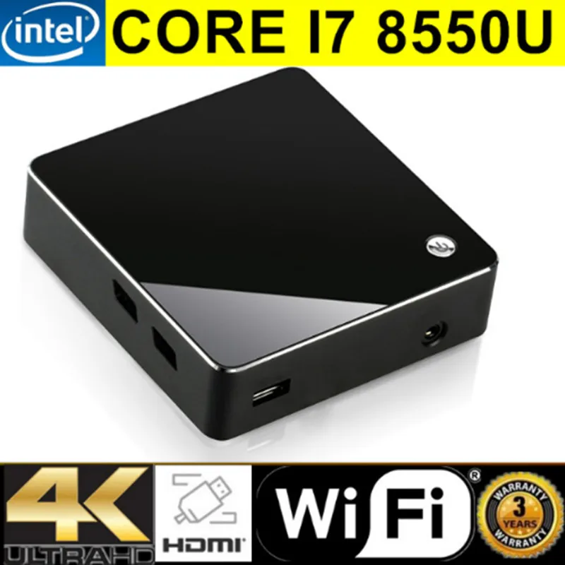 2018 Eglobal Kaby Lake R 8th Gen Mini PC Win Intel Core i7 8550U / i5 8250U UHD Graphics 620 5G AC Wifi Mini DP Desktop Computer
2018 Eglobal Kaby Lake R 8th Gen Mini PC Win Intel Core i7 8550U / i5 8250U UHD Graphics 620 5G AC Wifi Mini DP Desktop Computer