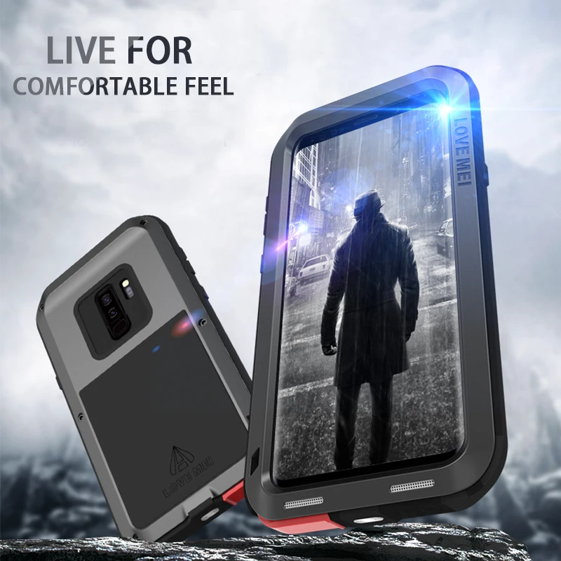 LOVE MEI Shockproof Case For Samsung Galaxy S9 Life Waterproof Cover For Galaxy S9 Plus Case Luxury Aluminum Protection Case
LOVE MEI Shockproof Case For Samsung Galaxy S9 Life Waterproof Cover For Galaxy S9 Plus Case Luxury Aluminum Protection Case