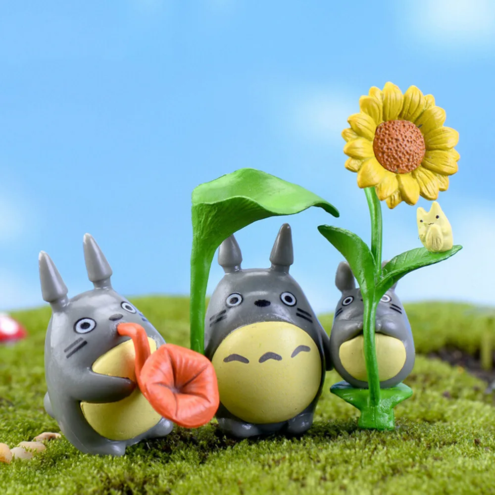 New 9pcs/Set Miniature Micro Gnome Terrarium Gift Cartoon TOTORO DIY Resin Fairy Garden Craft Decoration
New 9pcs/Set Miniature Micro Gnome Terrarium Gift Cartoon TOTORO DIY Resin Fairy Garden Craft Decoration