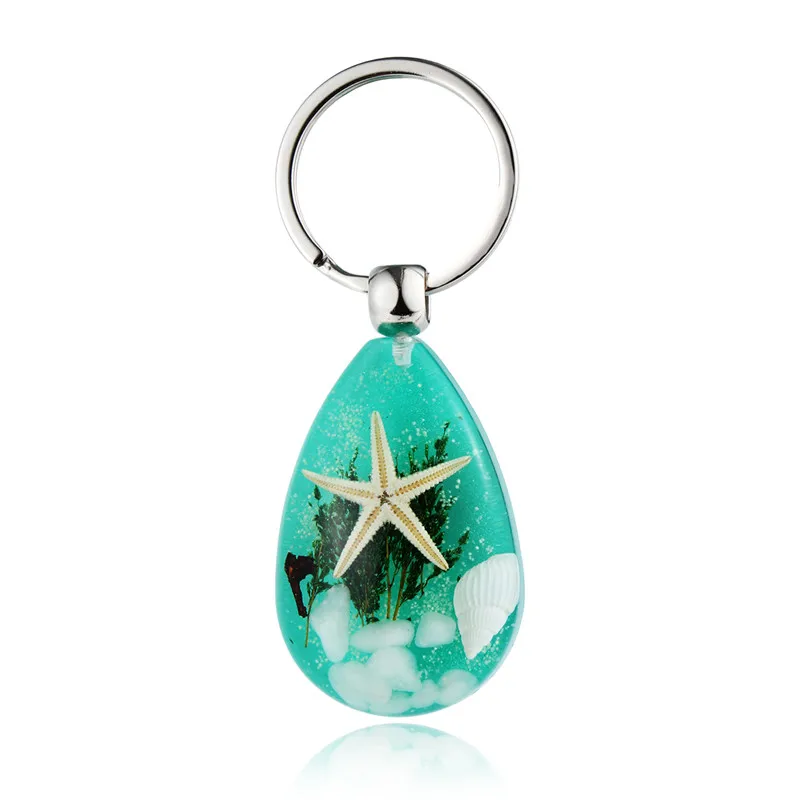 Dayoff Korean Cute Resin Teardrop Key Holder Starfish Conch Key Ring Keychains Keyrings Chain for Women Bag Pendant Jewelry K38
Dayoff Korean Cute Resin Teardrop Key Holder Starfish Conch Key Ring Keychains Keyrings Chain for Women Bag Pendant Jewelry K38