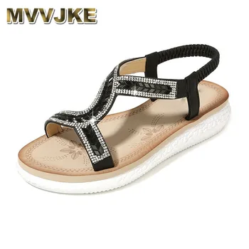 MVVJKE Solid rhinestone sandals Crystal block heel shoes Wedges Pure colour schoenen Med Retro wedges Rome plus TPR creeper
MVVJKE Solid rhinestone sandals Crystal block heel shoes Wedges Pure colour schoenen Med Retro wedges Rome plus TPR creeper