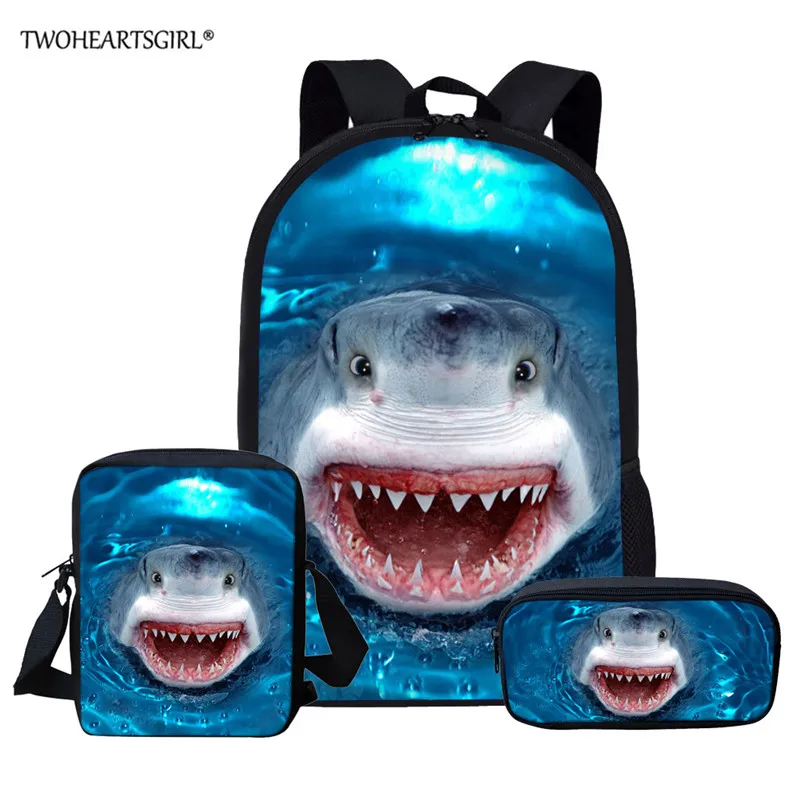 Twoheartsgirl Customized Shark Backpack for Teenage Girls Boys Children School Bags Kid Lightweight Book Bag Set plecak szkolny 
Twoheartsgirl Customized Shark Backpack for Teenage Girls Boys Children School Bags Kid Lightweight Book Bag Set plecak szkolny