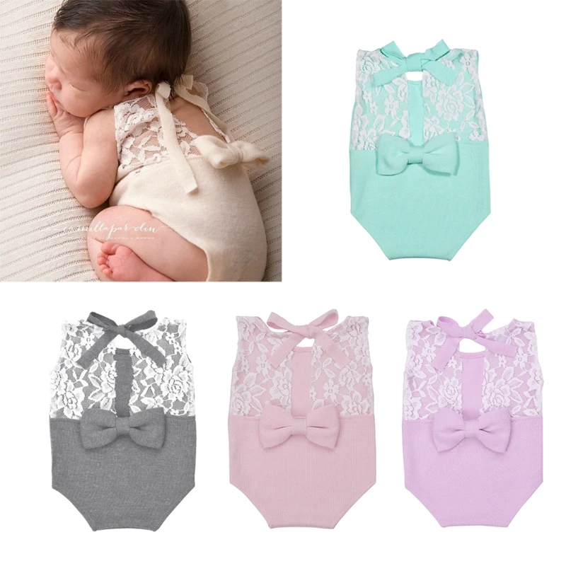 2018 Newborn Photography Prop Baby Stretch Lace Props Romper Knit Dainty Romper dropshipping
2018 Newborn Photography Prop Baby Stretch Lace Props Romper Knit Dainty Romper dropshipping