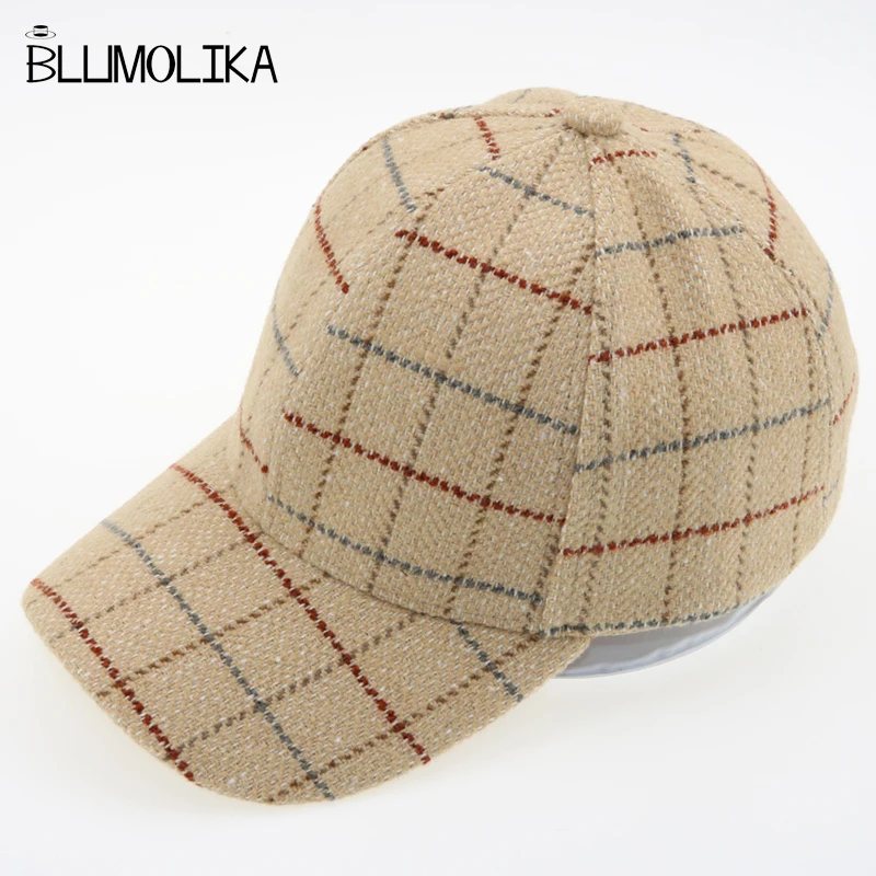 Women Fashion Baseball Caps New Style Autumn Winter Thick Polyester Plaid Hats for Men Adjustable Snapback Sumber Hat on Sale
Women Fashion Baseball Caps New Style Autumn Winter Thick Polyester Plaid Hats for Men Adjustable Snapback Sumber Hat on Sale