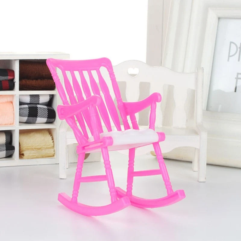 Play House Toy Dollhouse Furniture Random Color Accessories Rocking Chair Children Toy Gift Mini Doll Chair DIY
Play House Toy Dollhouse Furniture Random Color Accessories Rocking Chair Children Toy Gift Mini Doll Chair DIY