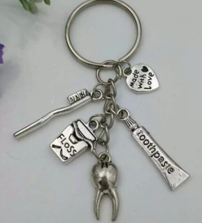 Dental hygienist floss /toothbrush /toothpaste/Tooth Fairy & Tooth Key Purse Key Fob Messenger Bag Backpack Key Decorations
Dental hygienist floss /toothbrush /toothpaste/Tooth Fairy & Tooth Key Purse Key Fob Messenger Bag Backpack Key Decorations