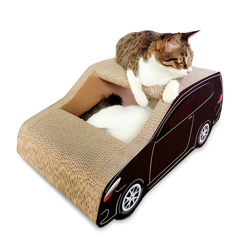 APAUALPET Car Shape Cat Scratch Board Cat House Corrugated Pet Furniture Cat Toy Scrath Toy For Cat Pet Product Supplier
APAUALPET Car Shape Cat Scratch Board Cat House Corrugated Pet Furniture Cat Toy Scrath Toy For Cat Pet Product Supplier
