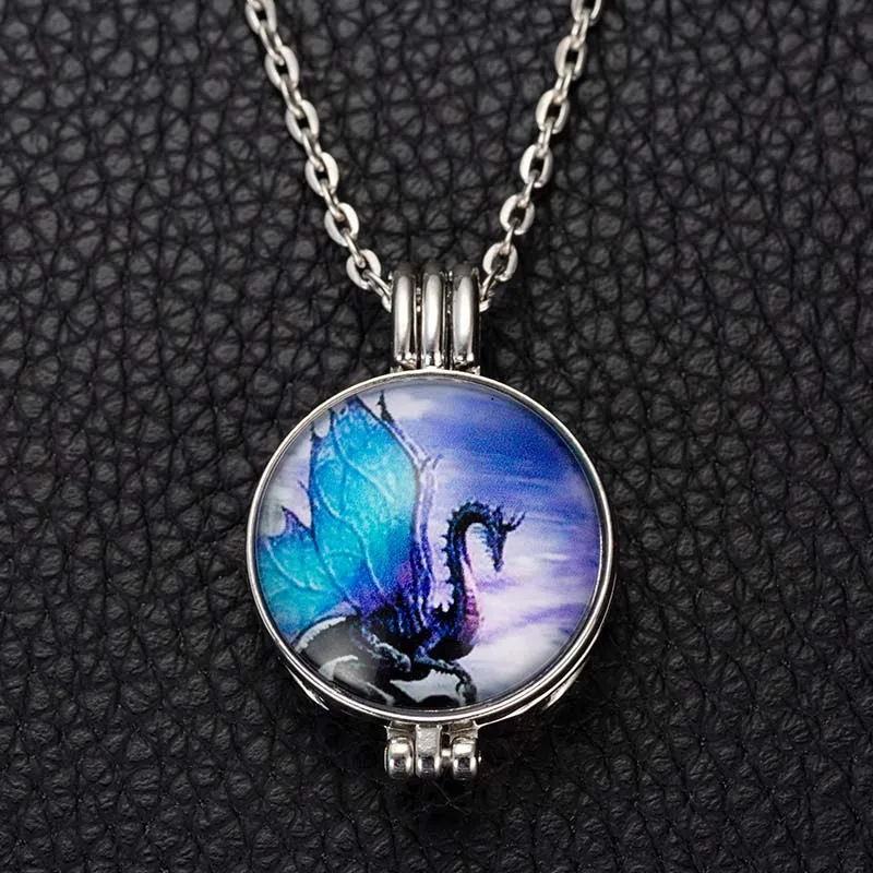 25mm Blue Glass Ball Aroma Diffuser Necklace Open Lock Pendant Small Box Send Chain Length 60cm + 1 Bright Pad A41
25mm Blue Glass Ball Aroma Diffuser Necklace Open Lock Pendant Small Box Send Chain Length 60cm + 1 Bright Pad A41