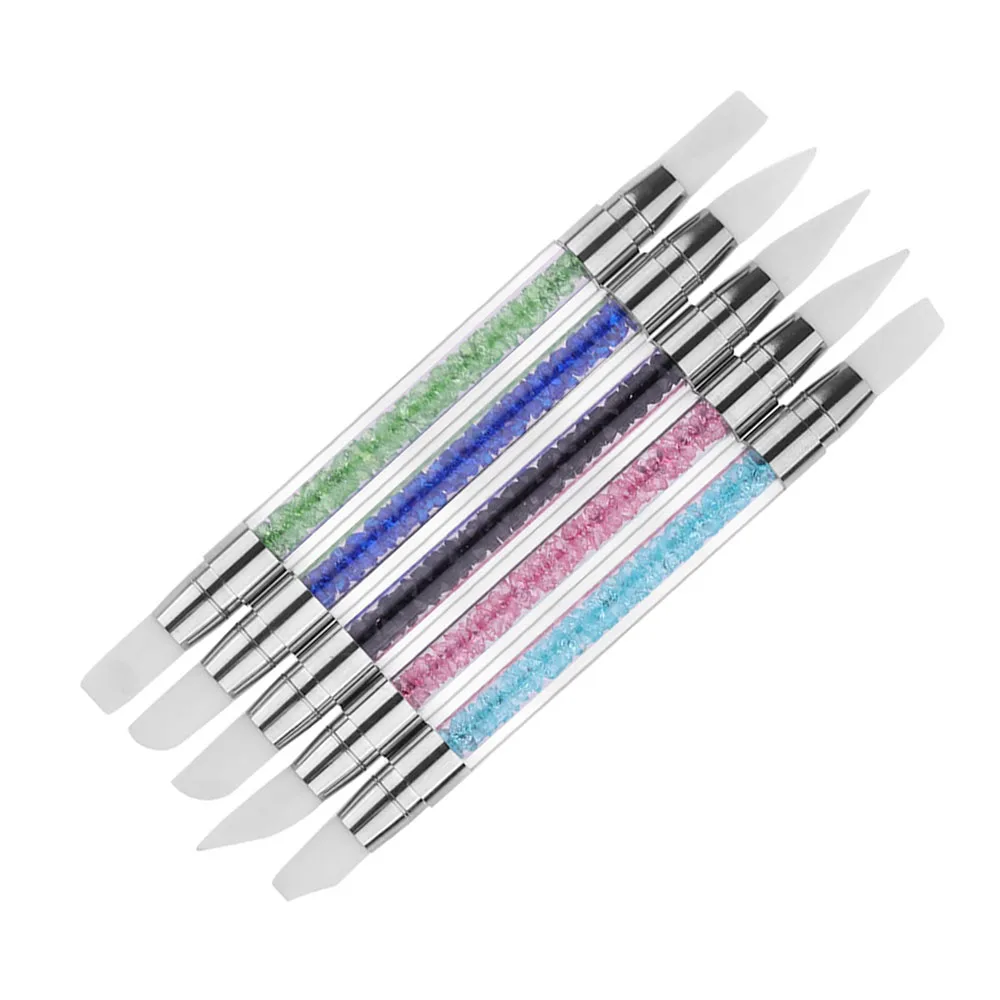 1PC DIY Silicone Beauty Nail Art Sculpture Carving Craft Pen Nail Art Brush Dotting Manicure Decoration Tools
1PC DIY Silicone Beauty Nail Art Sculpture Carving Craft Pen Nail Art Brush Dotting Manicure Decoration Tools