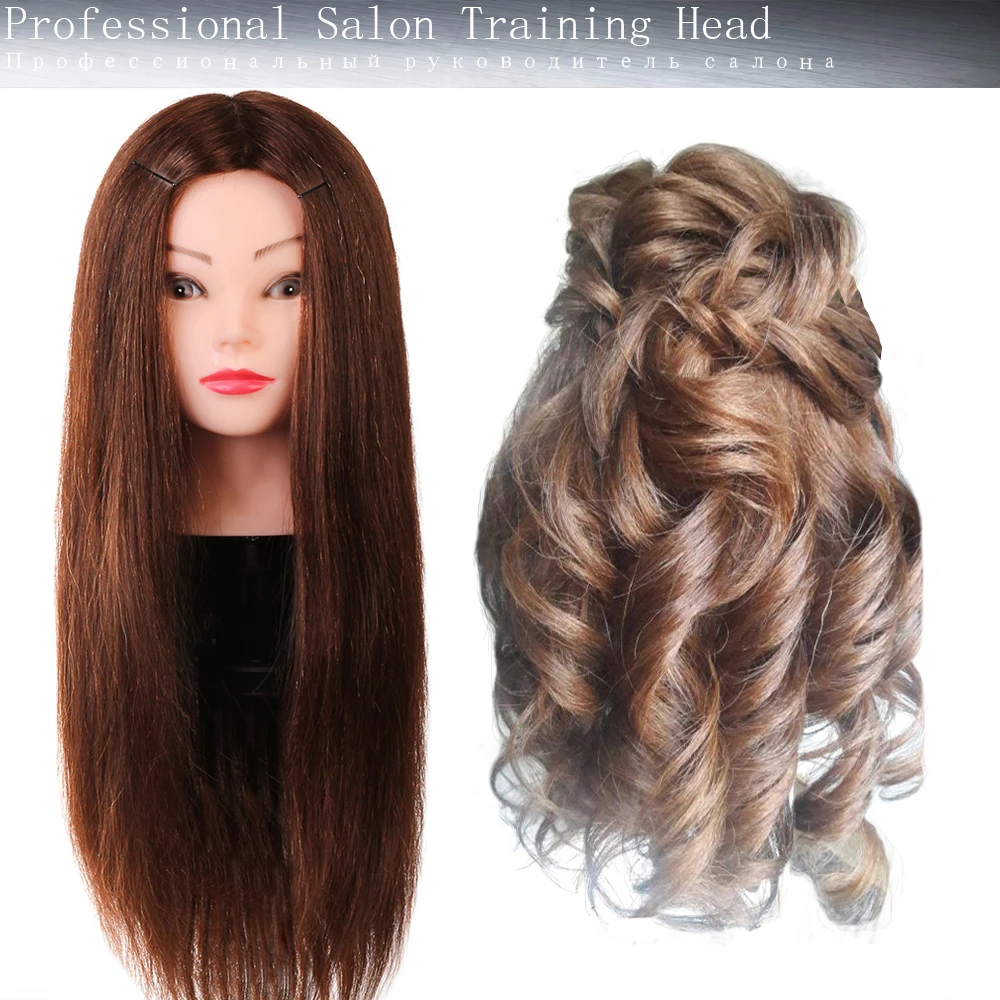 4# 24" 50% Real Animal Hair Hairdressing Training Head Mannequin Head Hair Cut Salon Practice Model
4# 24" 50% Real Animal Hair Hairdressing Training Head Mannequin Head Hair Cut Salon Practice Model