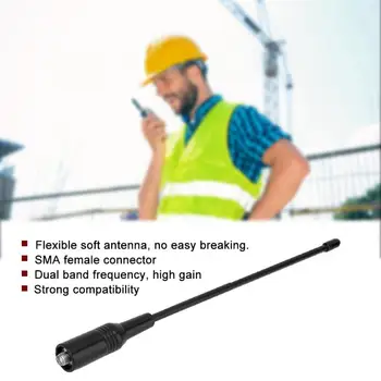 SMA Female Dual Band Antenna High Gain For TYT PUXING for Baofeng UV-5R UV-5RE Walkie Radios
SMA Female Dual Band Antenna High Gain For TYT PUXING for Baofeng UV-5R UV-5RE Walkie Radios