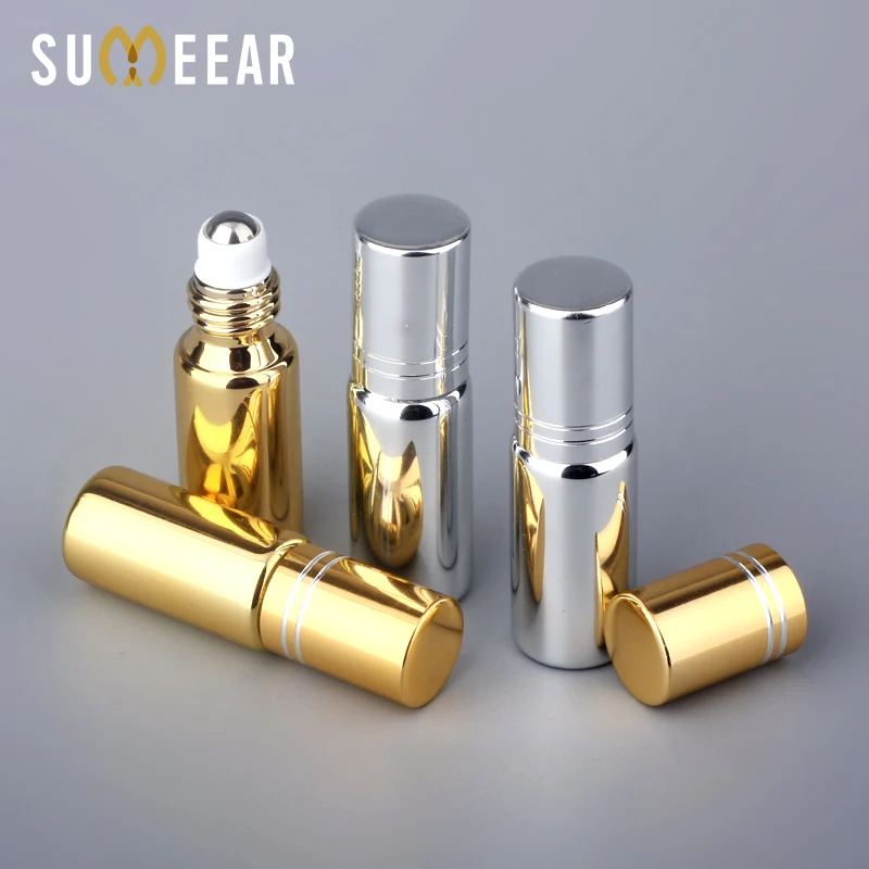 100 Pieces/Lot 5ml Mini Refillable UV Glass Perfume Bottle With Roll On Empty Essential Oil Vial Perfume Bottle For Traveler
100 Pieces/Lot 5ml Mini Refillable UV Glass Perfume Bottle With Roll On Empty Essential Oil Vial Perfume Bottle For Traveler