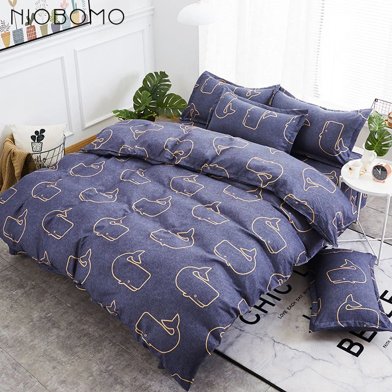 NIOBOMO 4Pcs/Set Home Bedding Set Cartoon Pattern Bed Sheet Pillow Cases Cover Set Linings Duvet Home Cover Bedding Supplies
NIOBOMO 4Pcs/Set Home Bedding Set Cartoon Pattern Bed Sheet Pillow Cases Cover Set Linings Duvet Home Cover Bedding Supplies