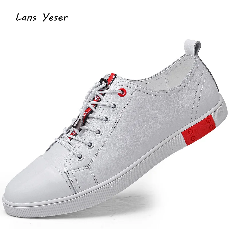 2018 Men Sneakers Genuine Cow Leather Casual Luxury Brand Flat Shoe Male Moccasin Skateboarding Shoes Drop Bope Black White
2018 Men Sneakers Genuine Cow Leather Casual Luxury Brand Flat Shoe Male Moccasin Skateboarding Shoes Drop Bope Black White