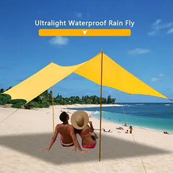 11.5 * 10FT Lightweight Waterproof Rain Fly Hammock Tarp Cover Sunshade Beach Tent Shelter Awning for Camping Outdoor Travel
11.5 * 10FT Lightweight Waterproof Rain Fly Hammock Tarp Cover Sunshade Beach Tent Shelter Awning for Camping Outdoor Travel