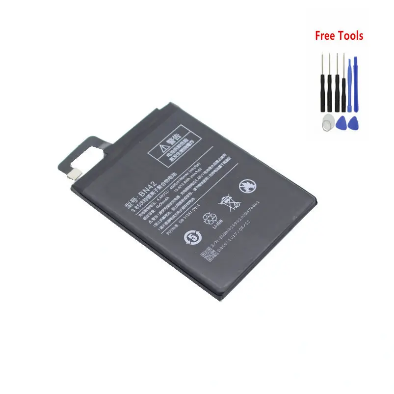 1x Real 4000 / 4100mAh Replacement Battery For Xiaomi Redmi 4 for 2G RAM 16G ROM Edition BN42 Batteria Batteries + Tool
1x Real 4000 / 4100mAh Replacement Battery For Xiaomi Redmi 4 for 2G RAM 16G ROM Edition BN42 Batteria Batteries + Tool