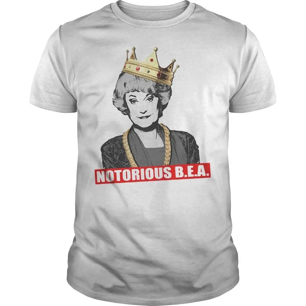 The Golden Girls Notorious B.E.A King Shirt Cartoon t shirt men Unisex New Fashion tshirt Loose Size top ajax 2018 funny
The Golden Girls Notorious B.E.A King Shirt Cartoon t shirt men Unisex New Fashion tshirt Loose Size top ajax 2018 funny