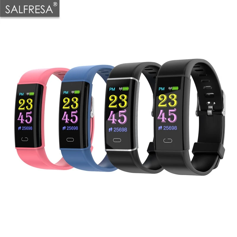 Smart Bracelet Blood Pressure Heart Rate Monitor SALFRESA D12 Waterproof Sport Fitness Tracker Smart Band Watch for iOS Android
Smart Bracelet Blood Pressure Heart Rate Monitor SALFRESA D12 Waterproof Sport Fitness Tracker Smart Band Watch for iOS Android