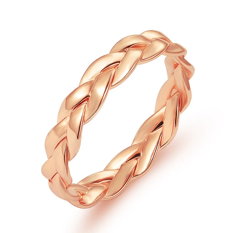 New Style Twist Rope Rings For Women Simple Gold Silver Color Ring Wedding Jewelry
New Style Twist Rope Rings For Women Simple Gold Silver Color Ring Wedding Jewelry