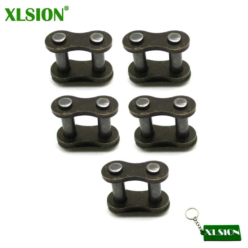 XLSION 5 шт. 25H запасная цепь Master Link для 33cc 43cc 47cc 49cc 2-тактный MiniMoto Kids Gas E Scooter ATV Quad Dirt Pocket