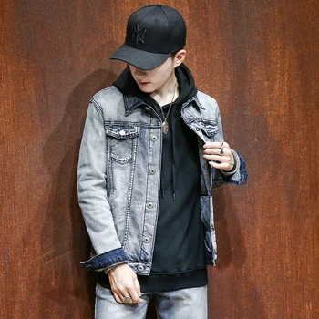 vintage wash long sleeves single breasted denim jeans coats jackets for men adults boys spring autum season
vintage wash long sleeves single breasted denim jeans coats jackets for men adults boys spring autum season