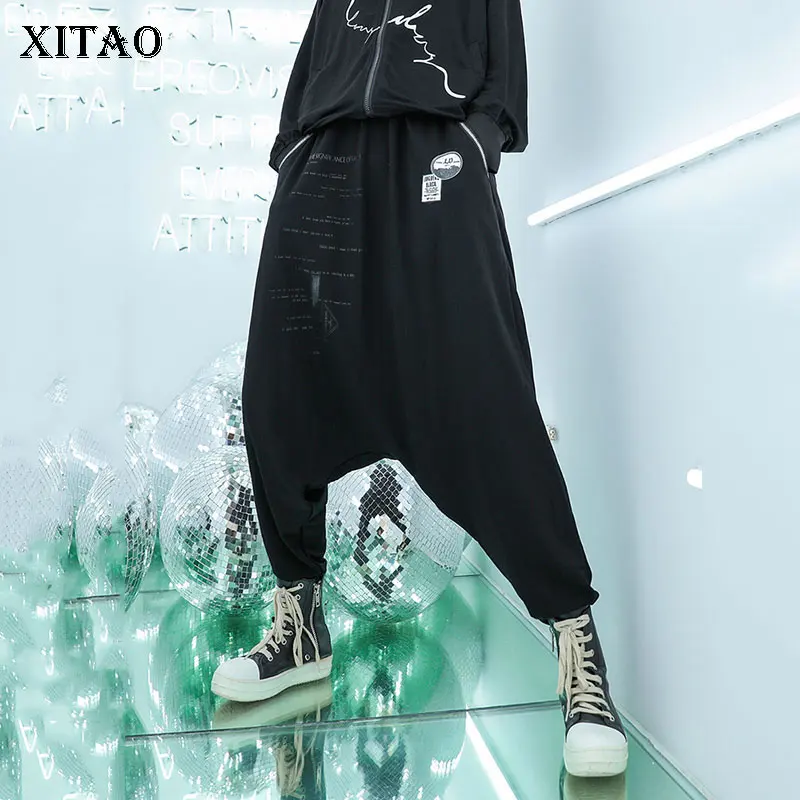 XITAO High Waist Print Pants Women Black Pocket Elastic Waist Elegant 2019 Autumn Loose Casual Style Harem Pants ZLL4301
XITAO High Waist Print Pants Women Black Pocket Elastic Waist Elegant 2019 Autumn Loose Casual Style Harem Pants ZLL4301