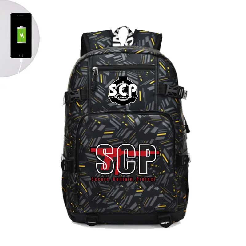 SCP Foundation Unisex Travel Backpack Multifunctional Bagpack Canvas Men Backpack Rucksack SCP Shoulder Bags Laptop Backpack
SCP Foundation Unisex Travel Backpack Multifunctional Bagpack Canvas Men Backpack Rucksack SCP Shoulder Bags Laptop Backpack